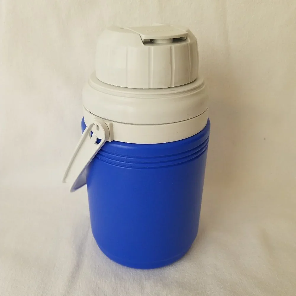 COLEMAN 5542 Jug 1/3 Gallon Blue Water Cooler Travel Camping Spout Made In USA